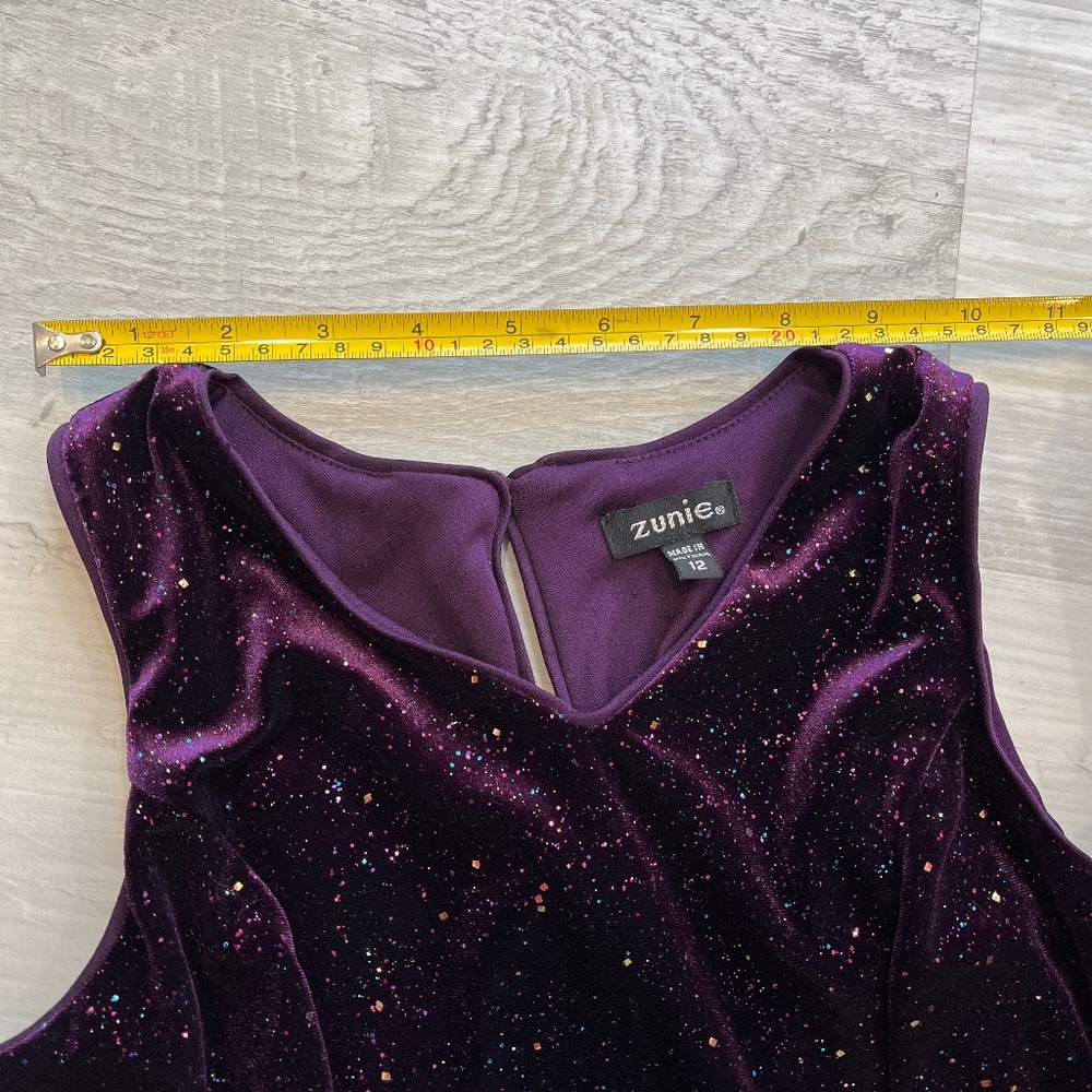 Girls purple dress size 7 - Picture 8 of 11